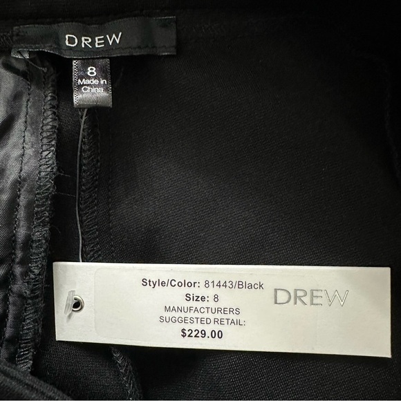 DREW Anthropologie High Waisted Pants Black Size 8 NEW WITH TAGS - Picture 3 of 8
